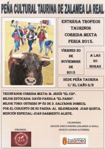 entrega premios corrida mixta zalamea