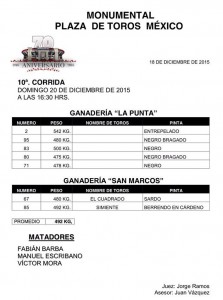 corrida 10 de temporada Escribano