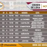 ORDEN DE LIDIA JL PEREDA